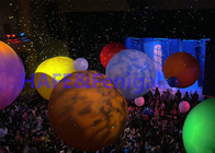 Света воздушного шара луны украшения шарик RGB раздувного красочный с распределительным ящиком DMX512