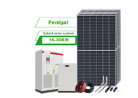 Гибридный 3 набор системы 15KW 30KW Paneles Solares солнечной энергии участка с аккумулятором