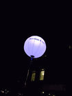 украшение освещения СИД 96В РГБ раздувное с воздушным шаром 63 Фт диаметра белым поли Силк