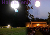 Воздушный шар луны рекламы кампании декоративный освещает таможню СИД 400w 600W 800W