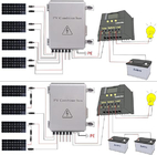 6 струнные защищенные от погодных условий распределительные коробки для систем солнечных панелей в сети / вне сети