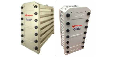VeoliaTM E-Cell* EDI MK-3MiniHT:Ультрачистая вода 1,14 м3/ч Поток, сопротивляемость ≥10 ((Фармация.)