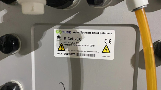 Поток 5,0 М3/ч Veolia Suez EDI модули E-Cell-3X Suez для обеспечения сверхчистой водой