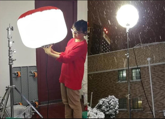 Полисилковый материал SUN 480W светодиодные шаровые огни для асфальтовых дорожек и строительных площадок