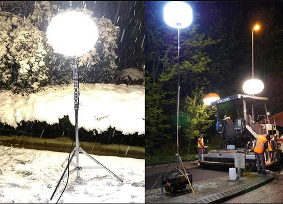 Светодиодный аэростатный светильник SUN 480W на 360 градусов для ночного строительства, освещение рабочей зоны без бликов