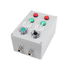 Водоустойчивая распределительная коробка кнопки, алюминий пластмассы индикаторной лампы коробки кнопки аварийной остановки