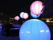 Двойная приведенная белизна цвета освещает вверх воздушные шары с пользой украшения событий ДМС