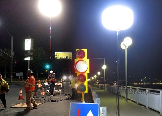 800 Вт Снижаемая светодиодная надувная маячная башня настраиваемая для ночного спасения