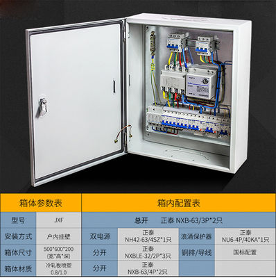 Коробка распределения AC панели электрического распределения 60A SPHC 220V